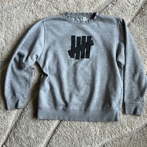 Undefeated 5 Strikes Gray Crewneck